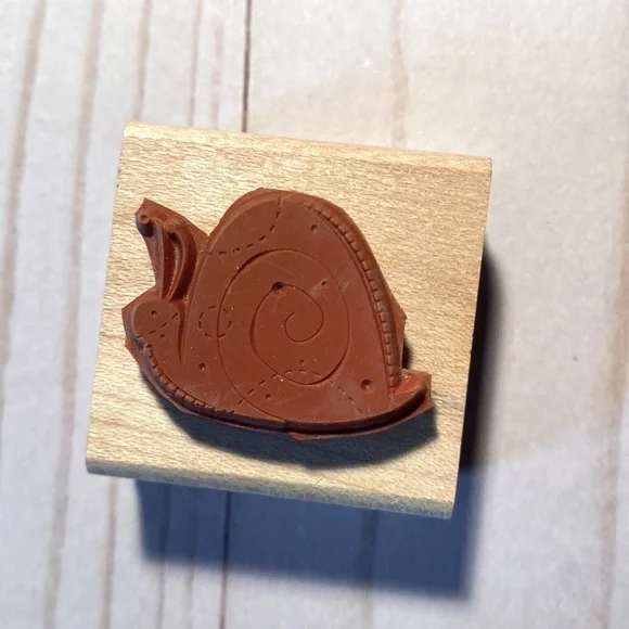 5/20$ RUBBER STAMP snail - Picture 2 of 2